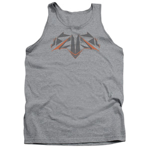 AN OFFCIALLY LICENSED BATMAN V SUPERMAN TECH BAT LOGO ADULT UNISEX TANK TOP ATHLETIC HEATHER