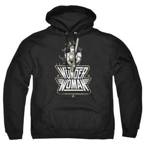 AN OFFCIALLY LICENSED BATMAN V SUPERMAN TOUGH ADULT UNISEX PULLOVER HOODIE BLACK