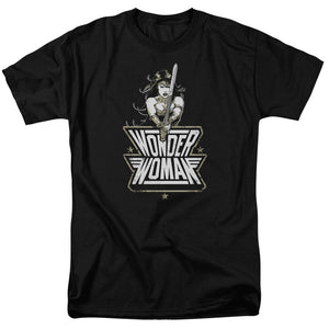 AN OFFCIALLY LICENSED BATMAN V SUPERMAN TOUGH MEN'S REGULAR FIT T-SHIRT BLACK