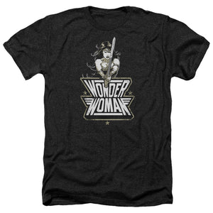AN OFFCIALLY LICENSED BATMAN V SUPERMAN TOUGH MEN'S HEATHER T-SHIRT CHARCOAL