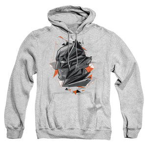 AN OFFCIALLY LICENSED BATMAN VS SUPERMAN DAWN ADULT UNISEX PULLOVER HOODIE ATHLETIC HEATHER