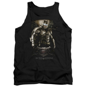 AN OFFCIALLY LICENSED BATMAN V SUPERMAN BATS GROUND ZERO ADULT UNISEX TANK TOP BLACK