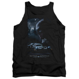 AN OFFCIALLY LICENSED BATMAN V SUPERMAN GOTHAM KNIGHT ADULT UNISEX TANK TOP BLACK