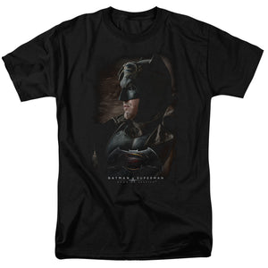 AN OFFCIALLY LICENSED BATMAN V SUPERMAN DESERT GEAR MEN'S REGULAR FIT T-SHIRT BLACK