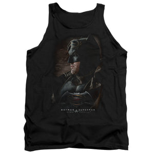 AN OFFCIALLY LICENSED BATMAN V SUPERMAN DESERT GEAR ADULT UNISEX TANK TOP BLACK
