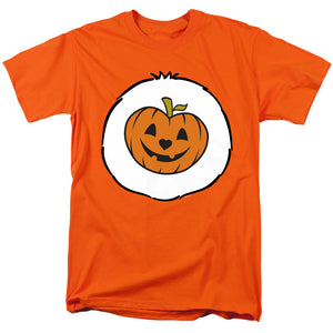 AN OFFCIALLY LICENSED CARE BEARS TRICK OR SWEET BELLY MEN'S REGULAR FIT T-SHIRT ORANGE
