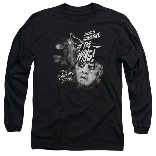 Twilight Zone Someone On The Wing Licensed Adult Unisex Long Sleeve T-Shirt LG
