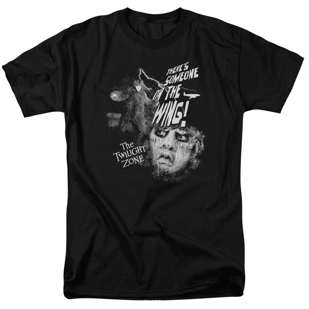 Twilight Zone Someone On The Wing Licensed Adult Unisex T-Shirt Regular Fit Tee