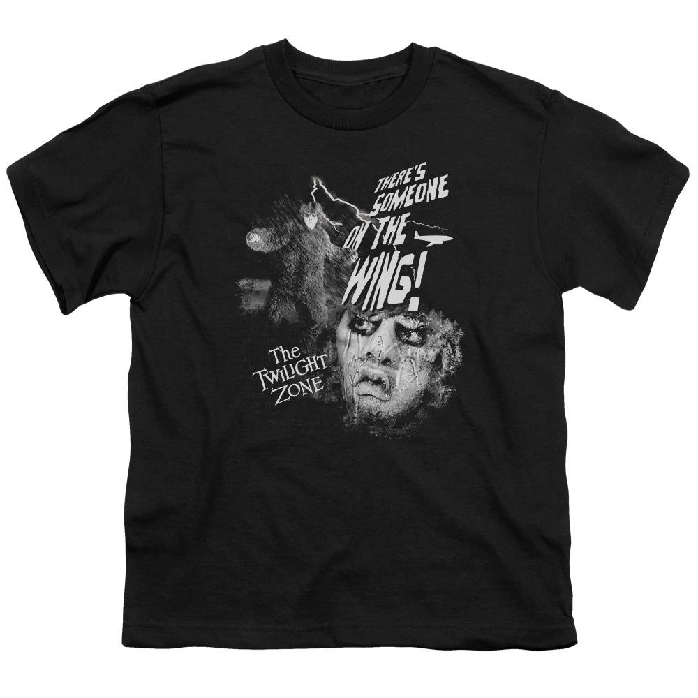 Twilight Zone Someone On The Wing Licensed Kid's T-Shirt (Ages 4-7) SM-LG