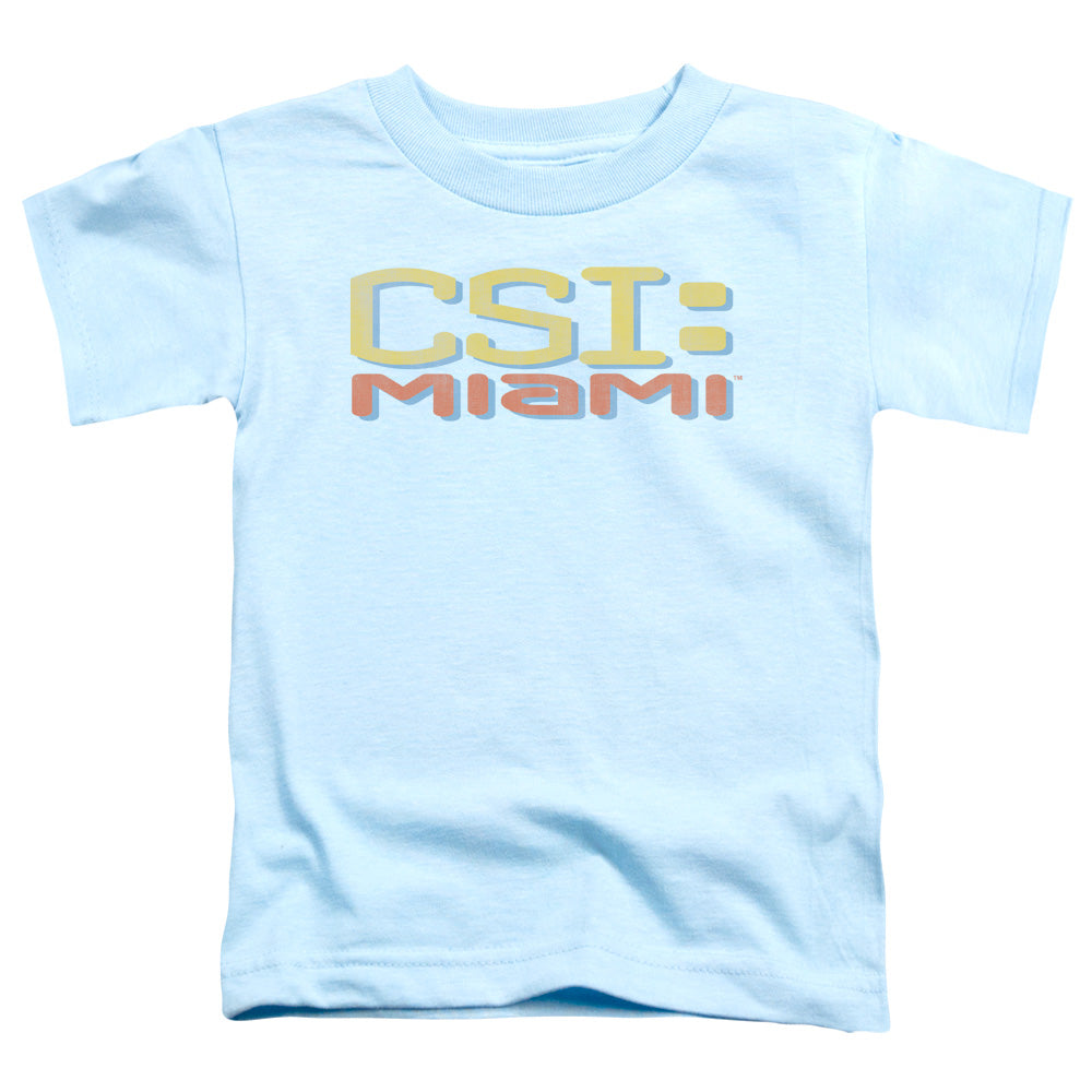 Csi Miami Logo Distressed Licensed Toddler T-Shirt LG