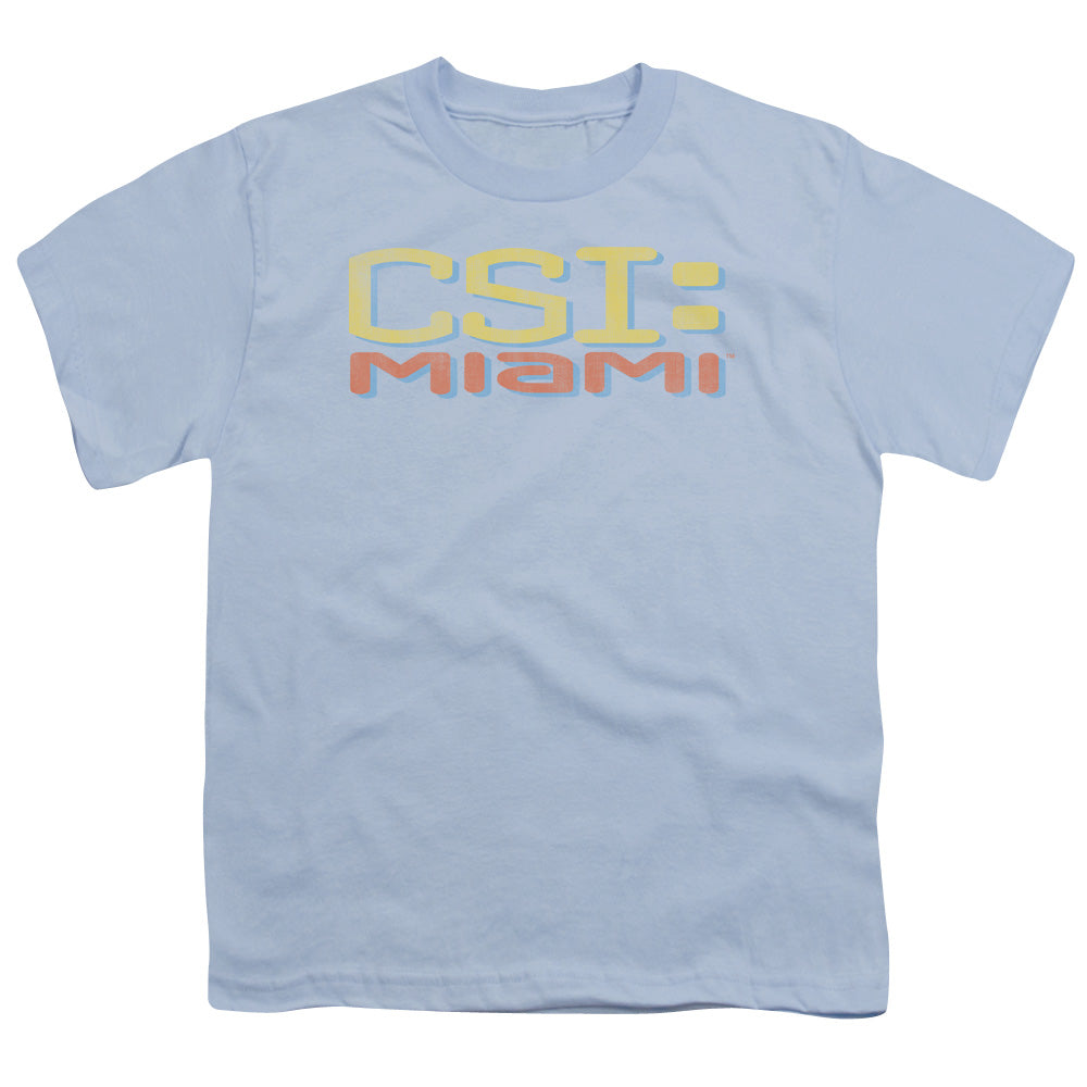 Csi Miami Logo Distressed Licensed Kid's T-Shirt (Ages 4-7) SM-LG
