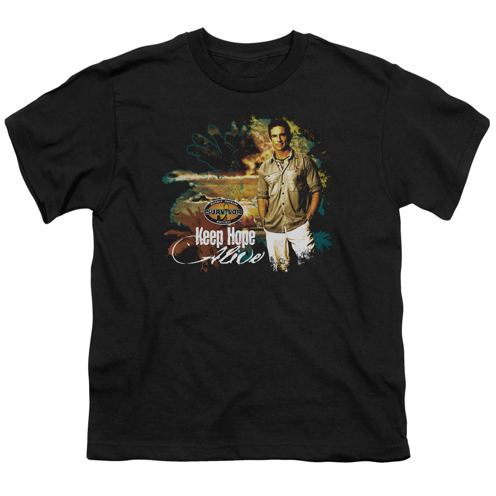Survivor Keep Hope Alive Licensed Kid's T-Shirt (Ages 4-7) SM-LG