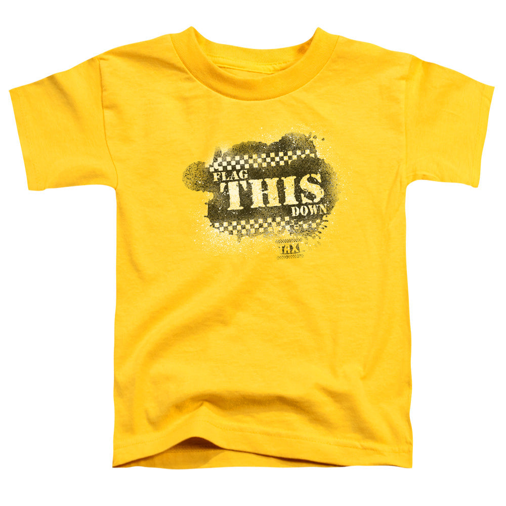 Taxi Flag This Licensed Toddler T-Shirt LG