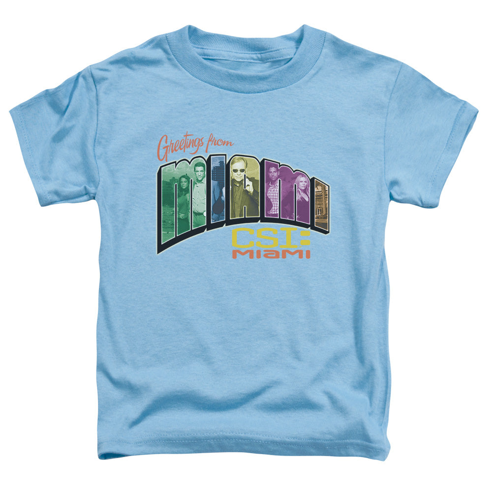 Csi Miami Greeting From Miami Licensed Toddler T-Shirt LG