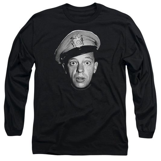 Andy Griffith Barney Head Licensed Adult Unisex Long Sleeve T-Shirt LG