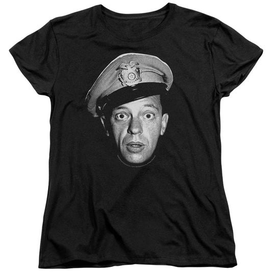 Andy Griffith Barney Head Licensed Women's T-Shirt Regular Fit LG