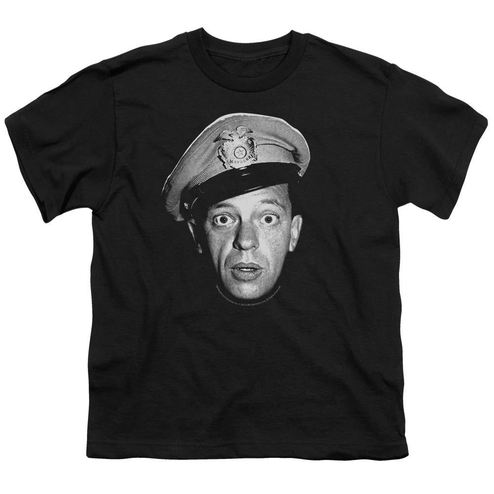 Andy Griffith Barney Head Licensed Kid's T-Shirt (Ages 4-7) SM-LG