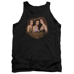 AN OFFCIALLY LICENSED CHARMED SMOKIN ADULT UNISEX TANK TOP BLACK