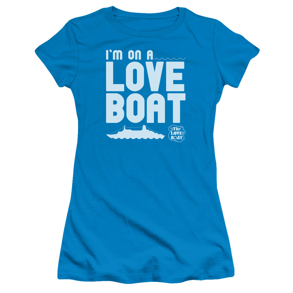 Love Boat Im On A Licensed Women's T-Shirt Juniors LG