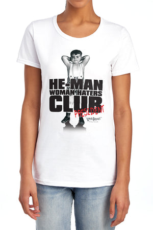 AN OFFCIALLY LICENSED LITTLE RASCALS CLUB PRESIDENT WOMEN'S REGULAR FIT T-SHIRT WHITE