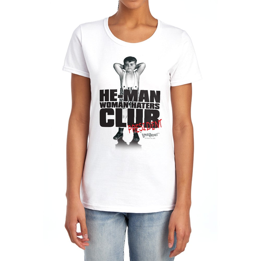 Little Rascals Club President Licensed Women's T-Shirt Regular Fit LG