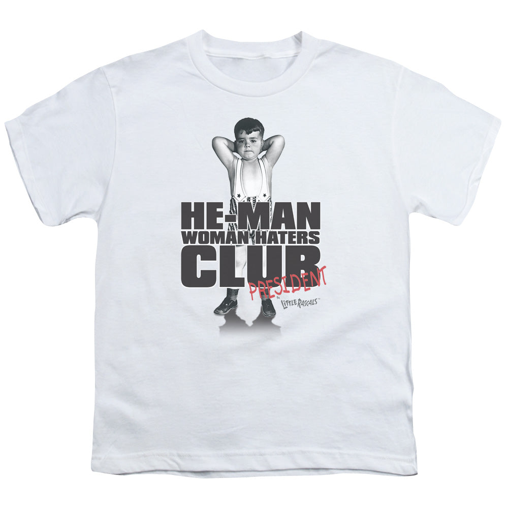 Little Rascals Club President Licensed Kid's T-Shirt (Ages 4-7) SM-LG