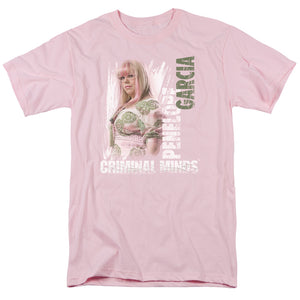AN OFFCIALLY LICENSED CRIMINAL MINDS PENELOPE MEN'S REGULAR FIT T-SHIRT PINK