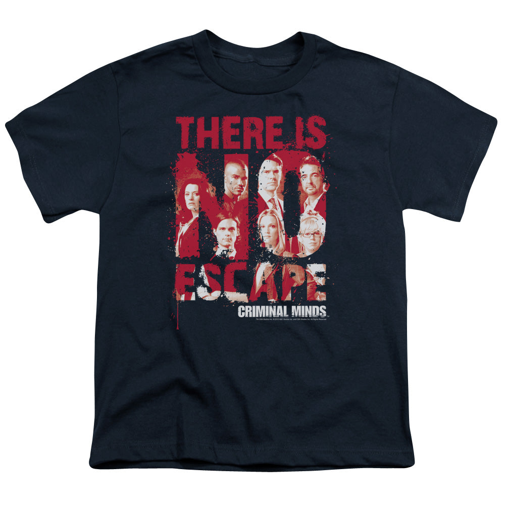 Criminal Minds No Escape Licensed Kid's T-Shirt (Ages 4-7) SM-LG