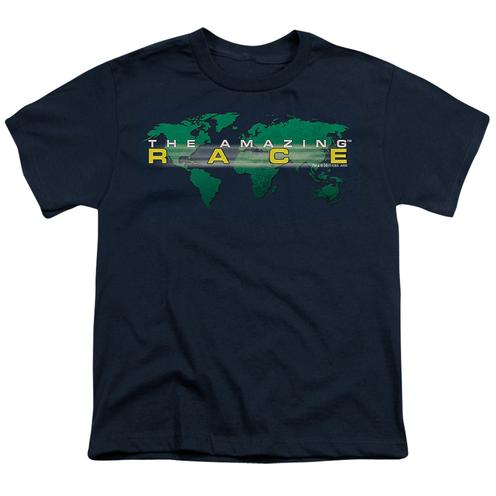 Amazing Race Around The World Licensed Kid's T-Shirt (Ages 4-7) SM-LG