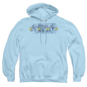 AN OFFCIALLY LICENSED AMAZING RACE IN THE CLOUDS ADULT UNISEX PULLOVER HOODIE LIGHT BLUE