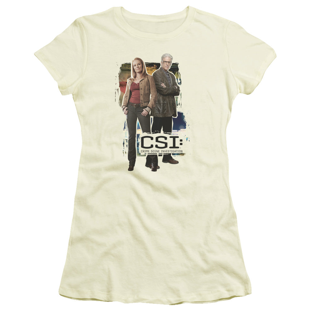 Csi Back To Back Licensed Women's T-Shirt Juniors LG