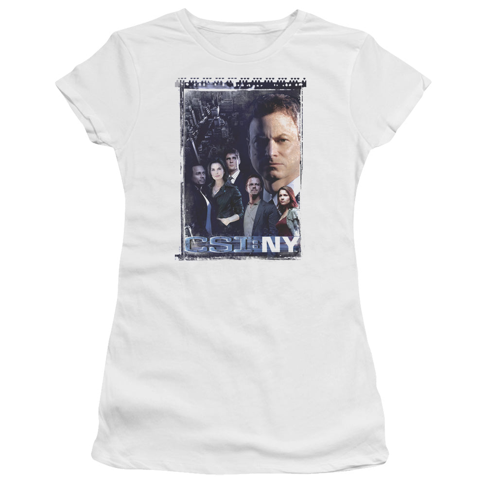 Csi Ny Watchful Eye Licensed Women's T-Shirt Juniors LG