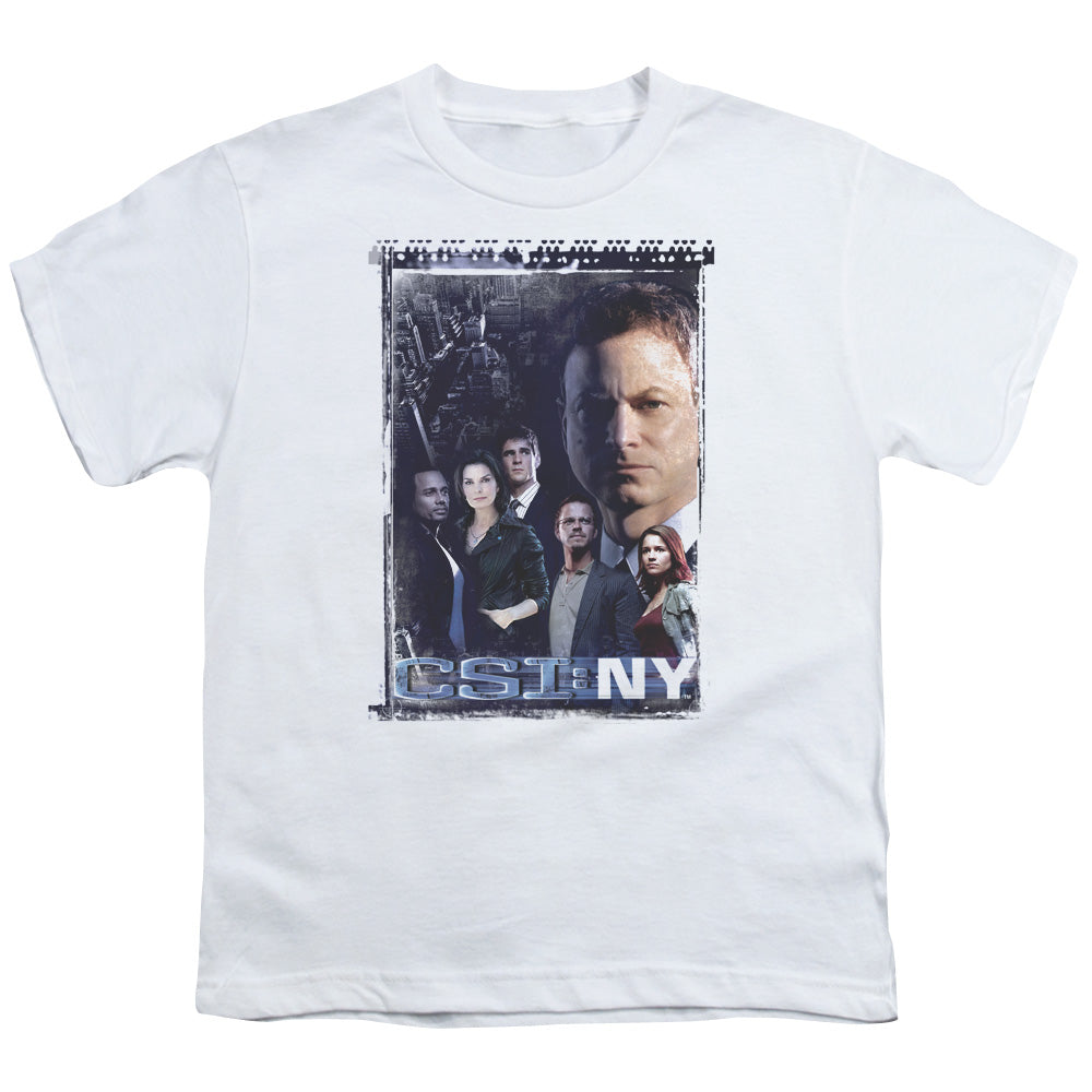 Csi Ny Watchful Eye Licensed Kid's T-Shirt (Ages 4-7) SM-LG
