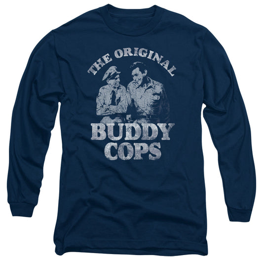 Andy Griffith Buddy Cops Licensed Adult Unisex Long Sleeve T-Shirt LG