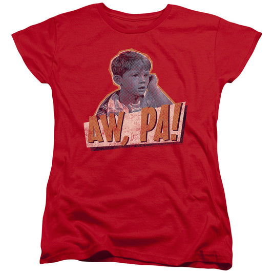 Andy Griffith Aw Pa Licensed Women's T-Shirt Regular Fit LG