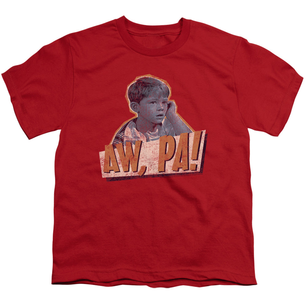 Andy Griffith Aw Pa Licensed Kid's T-Shirt (Ages 4-7) SM-LG