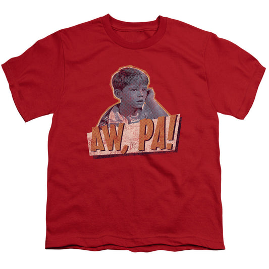 Andy Griffith Aw Pa Licensed Kid's T-Shirt (Ages 4-7) SM-LG