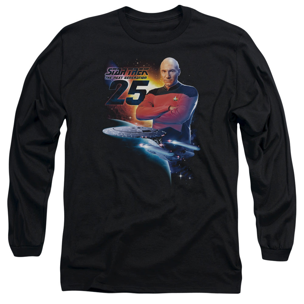 Star Trek Tng 25 Licensed Adult Unisex Long Sleeve T-Shirt LG