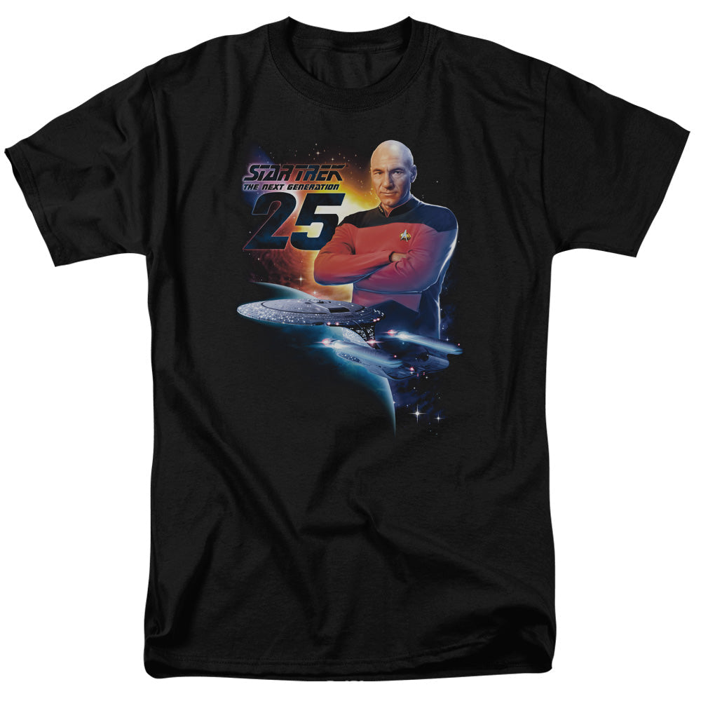 Star Trek Tng 25 Licensed Adult Unisex T-Shirt Regular Fit Tee SM-3X