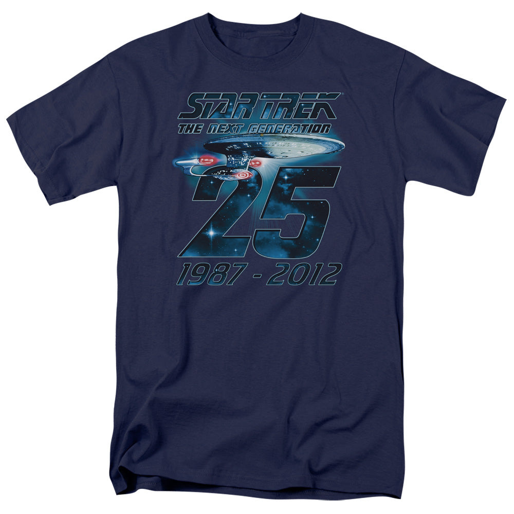 Star Trek Enterprise 25 Licensed Adult Unisex T-Shirt Regular Fit Tee SM-3X