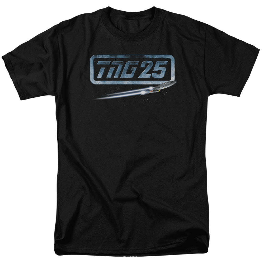 Star Trek Tng 25 Enterprise Licensed Adult Unisex T-Shirt Regular Fit Tee SM-3X
