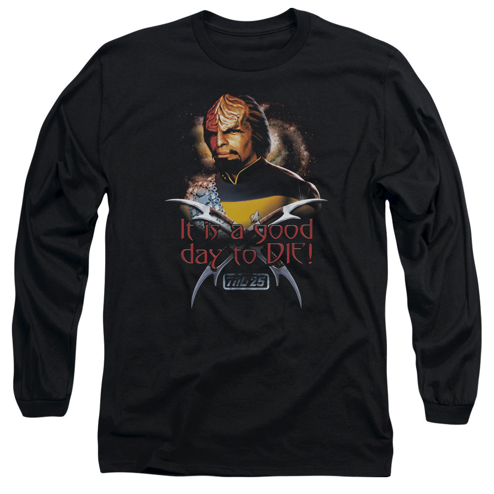 Star Trek Good Day To Die Licensed Adult Unisex Long Sleeve T-Shirt LG