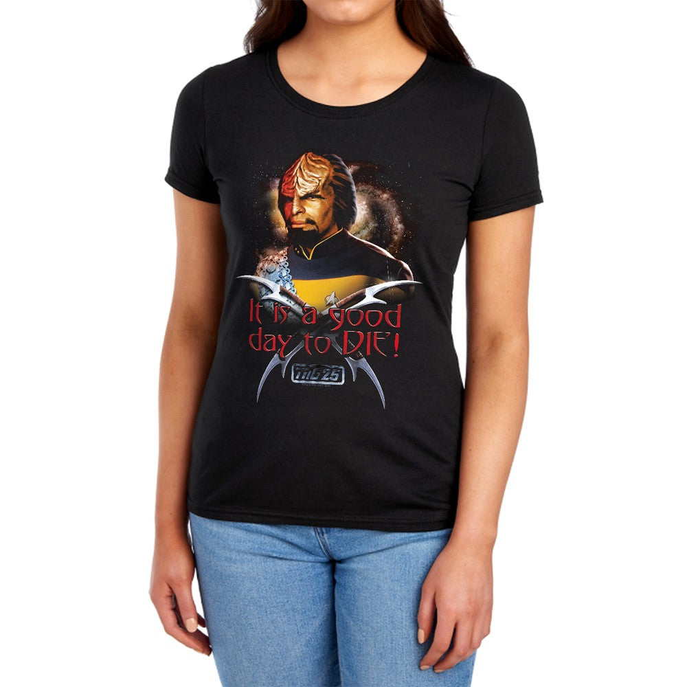 Star Trek Good Day To Die Licensed Women's T-Shirt Regular Fit LG