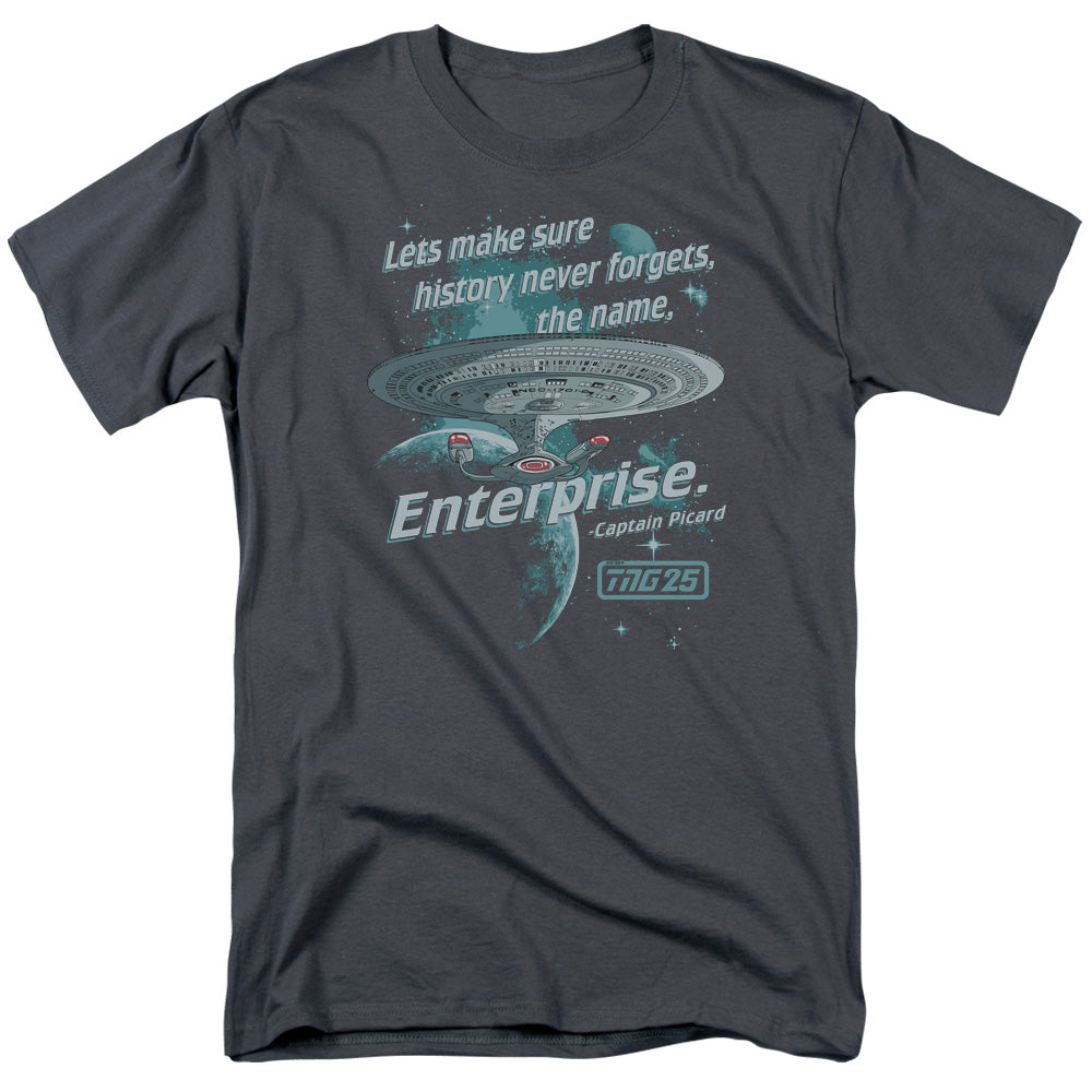 Star Trek Never Forget Licensed Adult Unisex T-Shirt Regular Fit Tee SM-3X