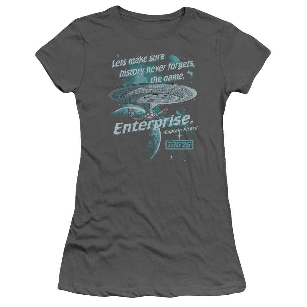 Star Trek Never Forget Licensed Women's T-Shirt Juniors SM-XL