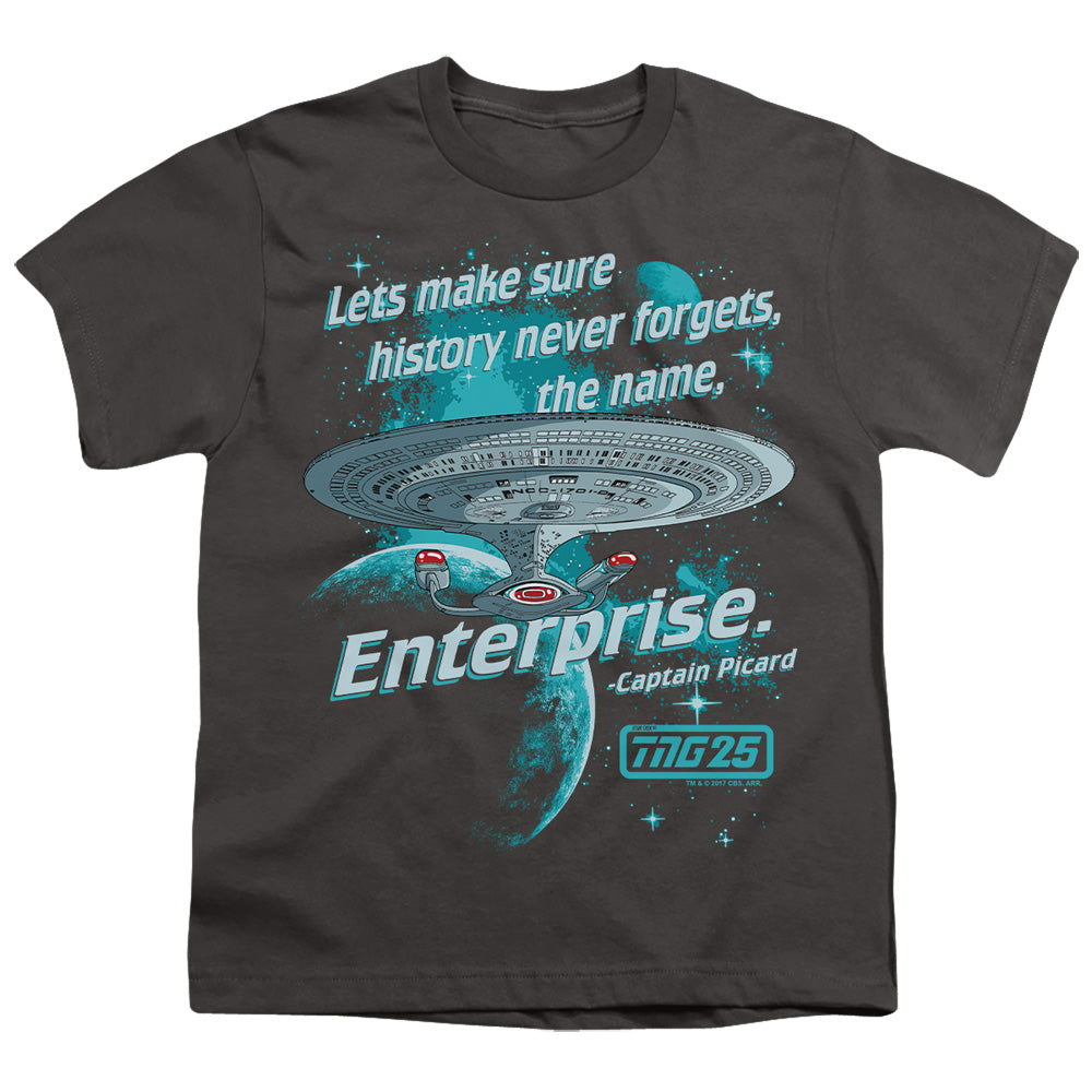 Star Trek Never Forget Licensed Kid's T-Shirt (Ages 4-7) SM-LG