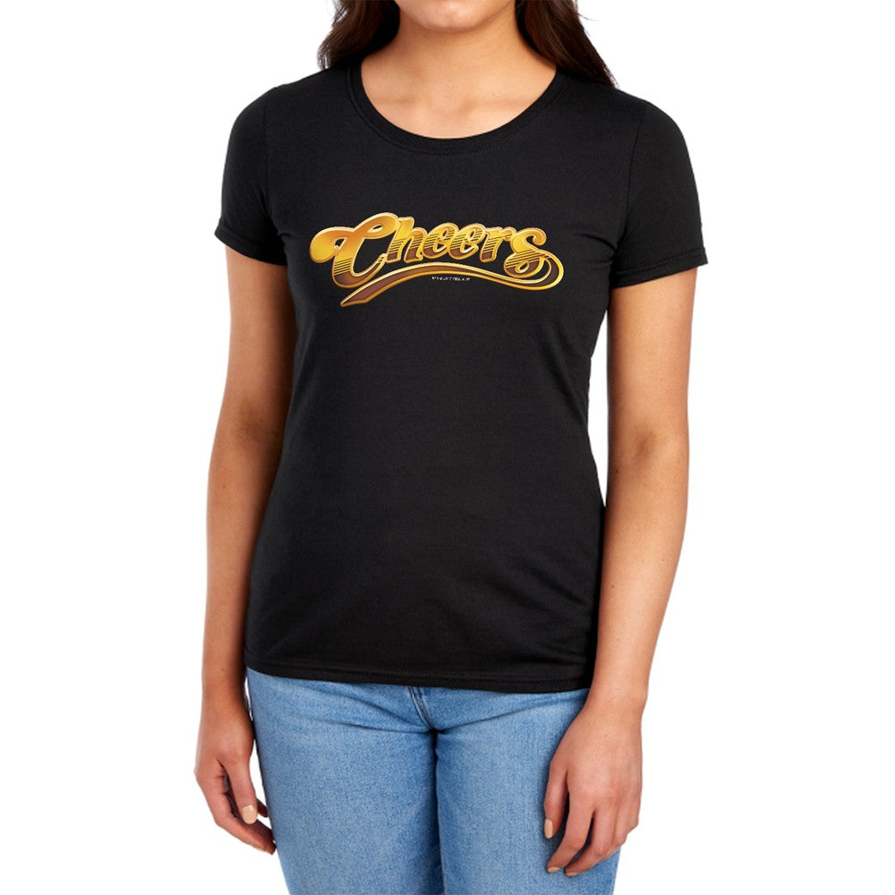 Cheers Cheers Logo Licensed Women's T-Shirt Regular Fit SM-LG