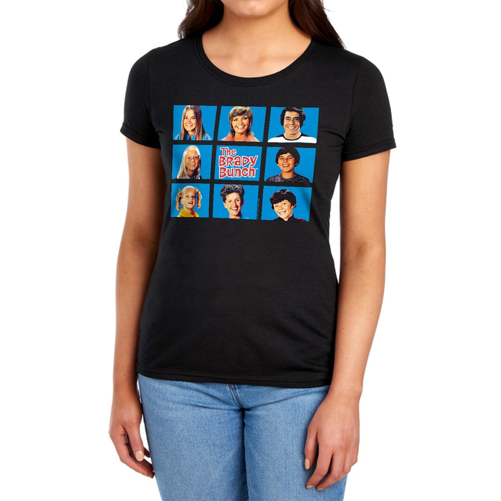 Brady Bunch Framed Licensed Women's T-Shirt Regular Fit MD-LG