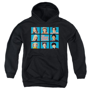 AN OFFCIALLY LICENSED BRADY BUNCH FRAMED YOUTH HOODIE BLACK