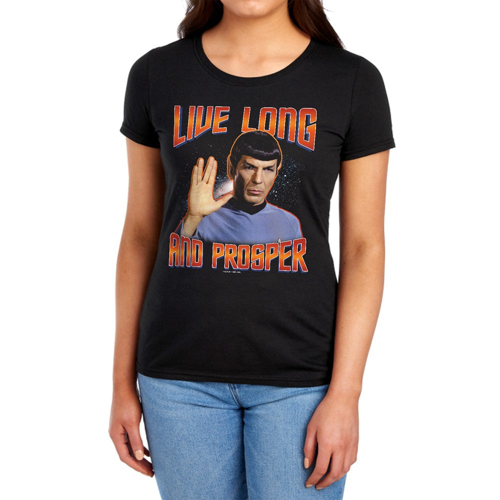 St Original Live Long And Prosper Licensed Women's T-Shirt Regular Fit SM-LG